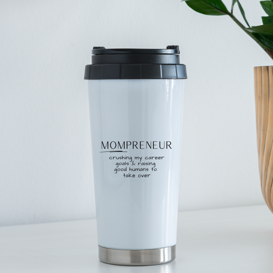 Mompreneur 2: Travel Mug - white