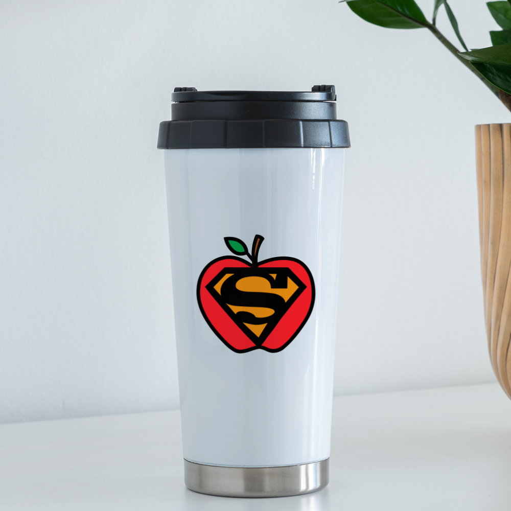 Super Teacher: Travel Mug - white