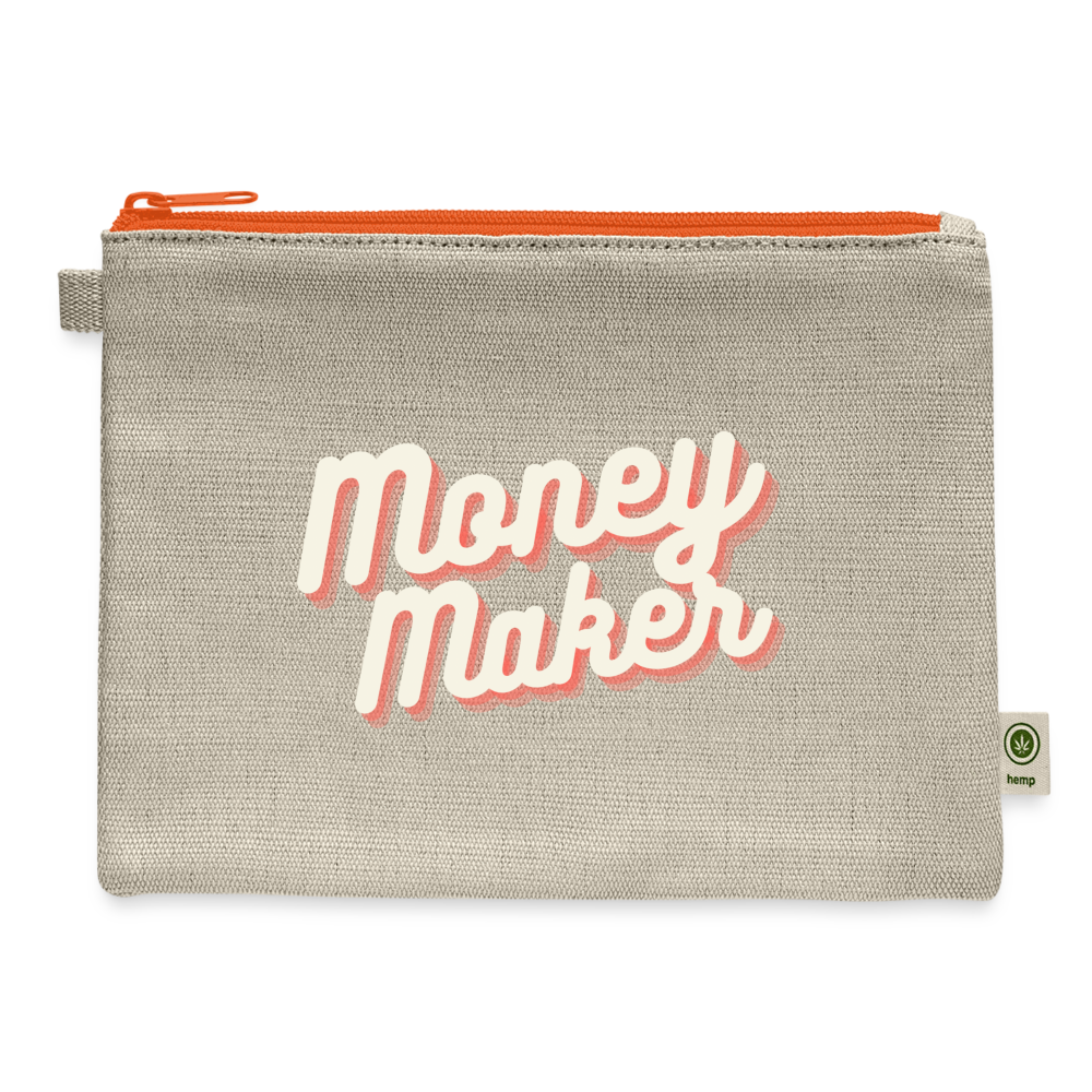 Money Maker: Carry All Pouch - natural/orange