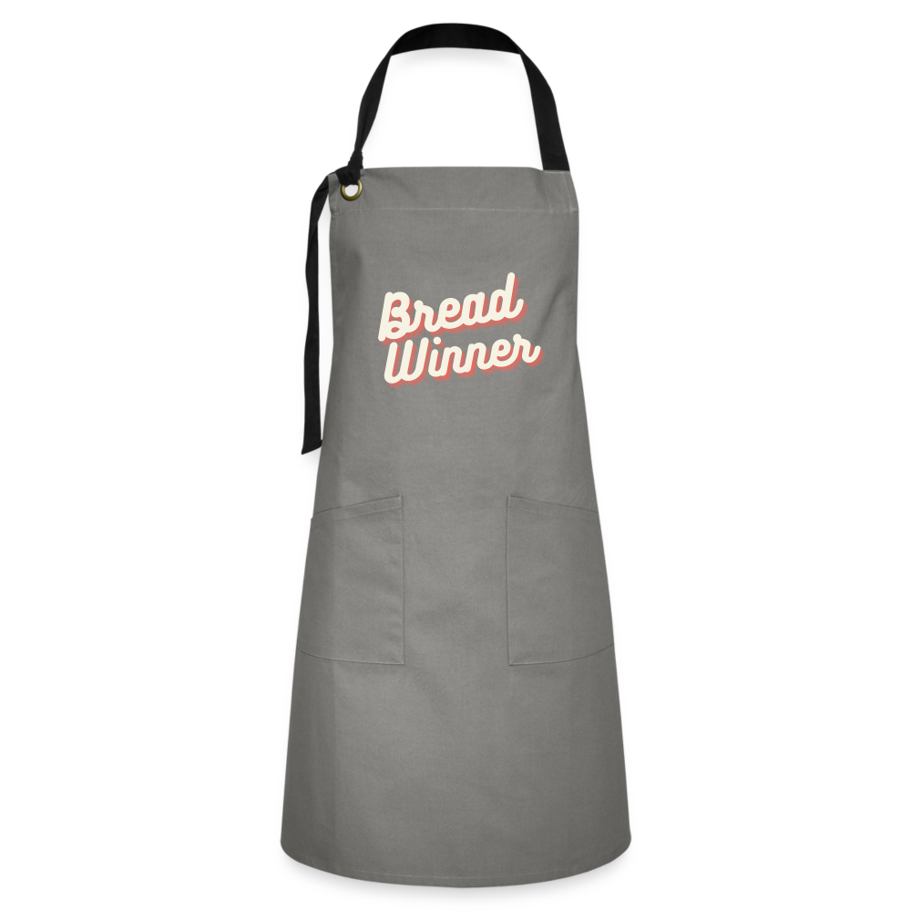 Bread Winner: Artisan Apron - gray/black