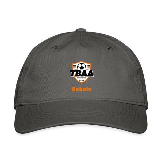 TBAA Rebels Organic Baseball Cap - charcoal