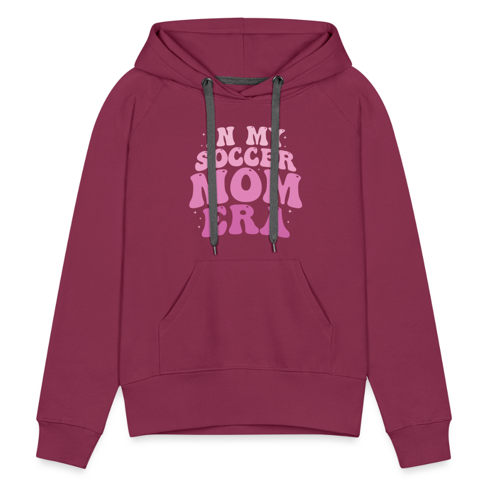 Soccer Mom Era 2 - Women’s Premium Hoodie - burgundy