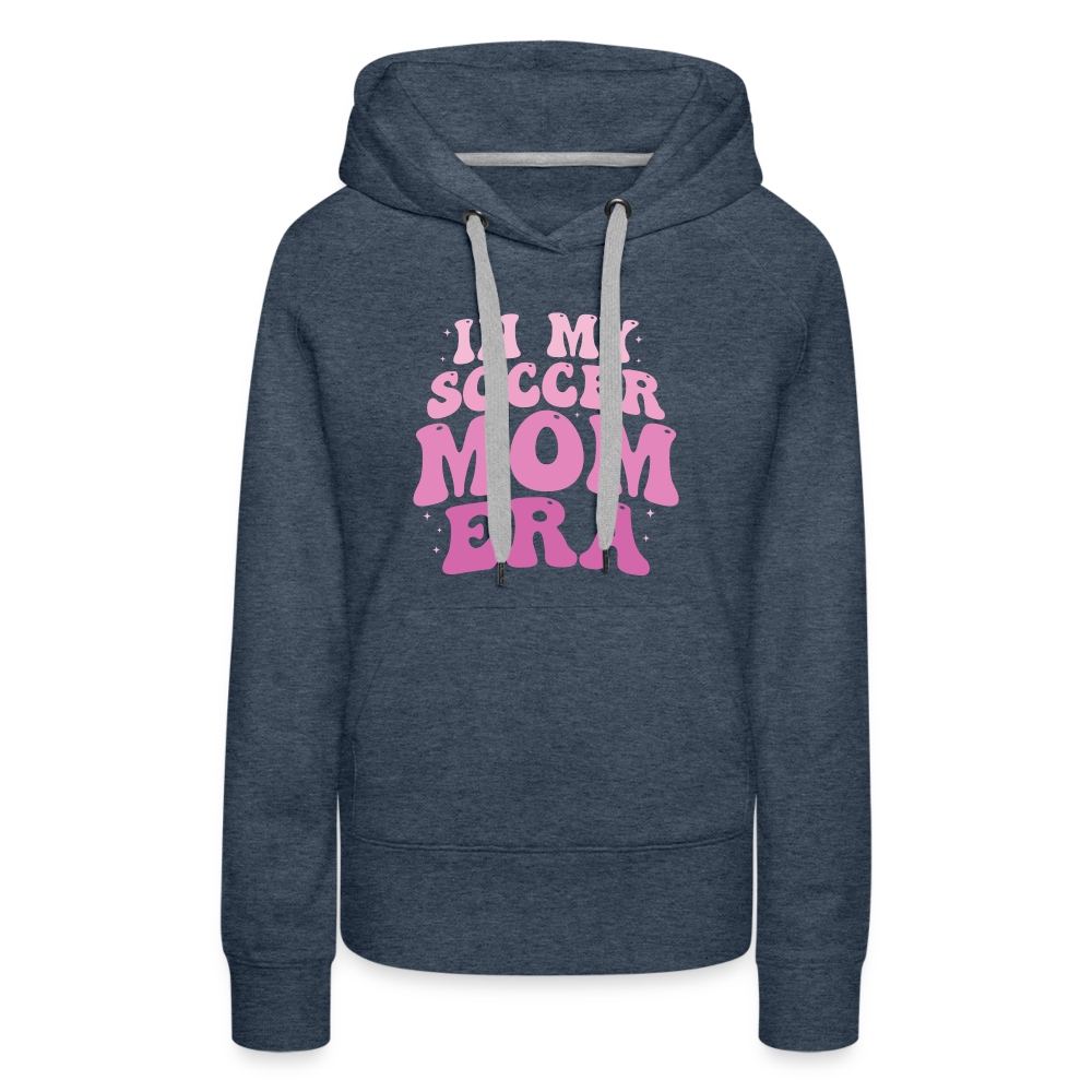 Soccer Mom Era 2 - Women’s Premium Hoodie - heather denim