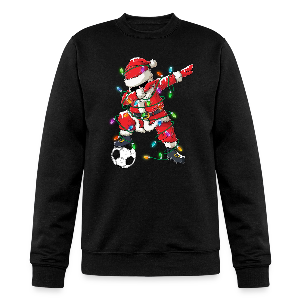 Dabbing Soccer Santa - Champion Unisex Powerblend Sweatshirt - black