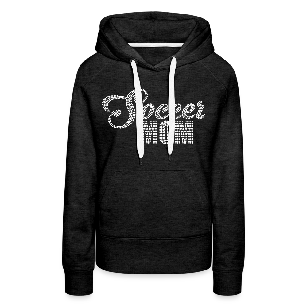 Bling Soccer Mom - Women’s Premium Hoodie - charcoal grey