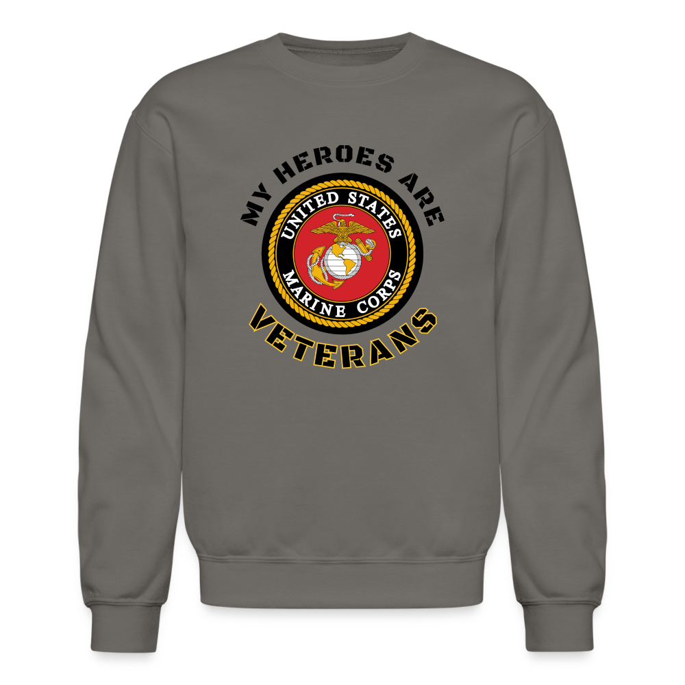 My USMC Hero: Crewneck Sweatshirt - asphalt gray