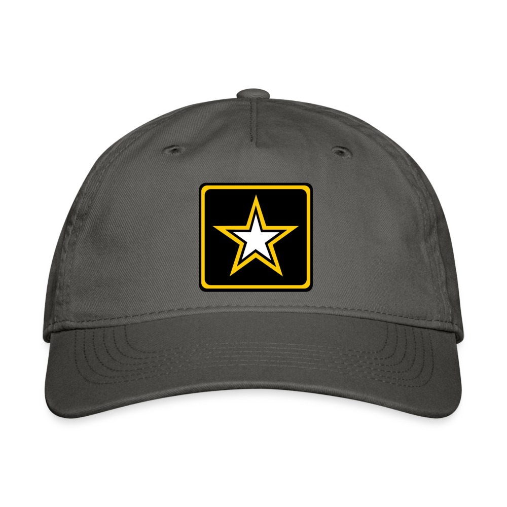 ARMY: Organic Baseball Cap - charcoal