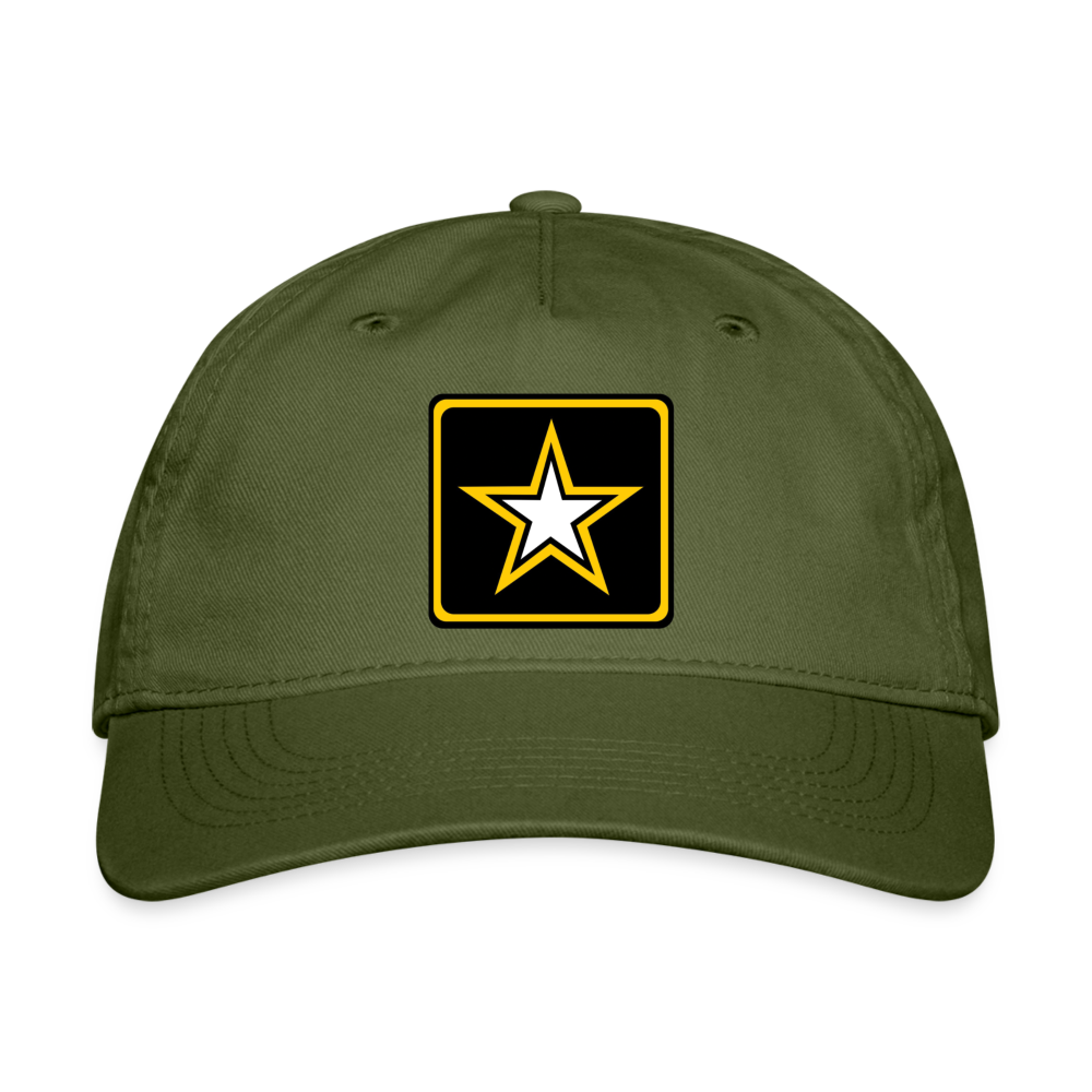 ARMY: Organic Baseball Cap - olive green