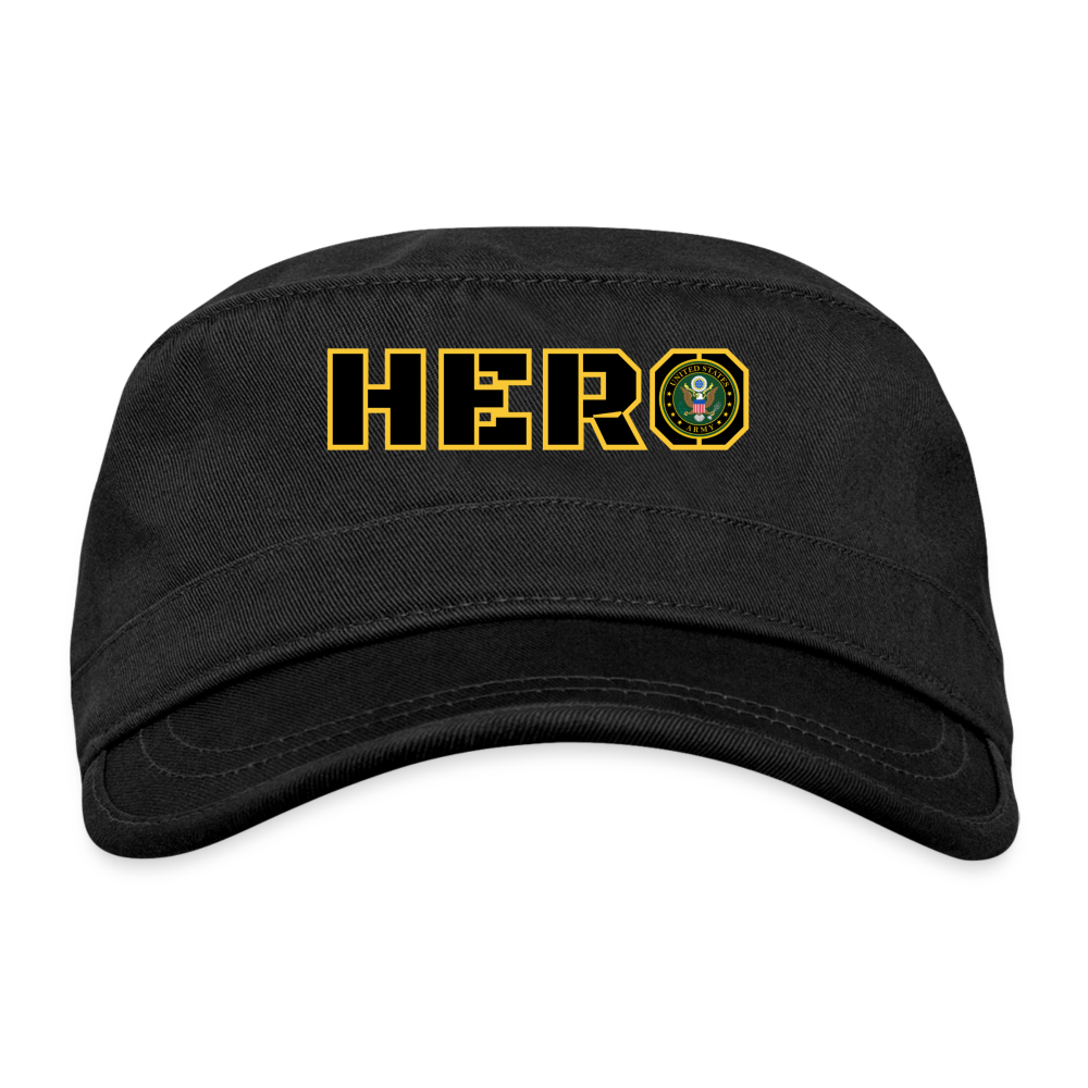 ARMY Hero: Organic Cadet Cap - black