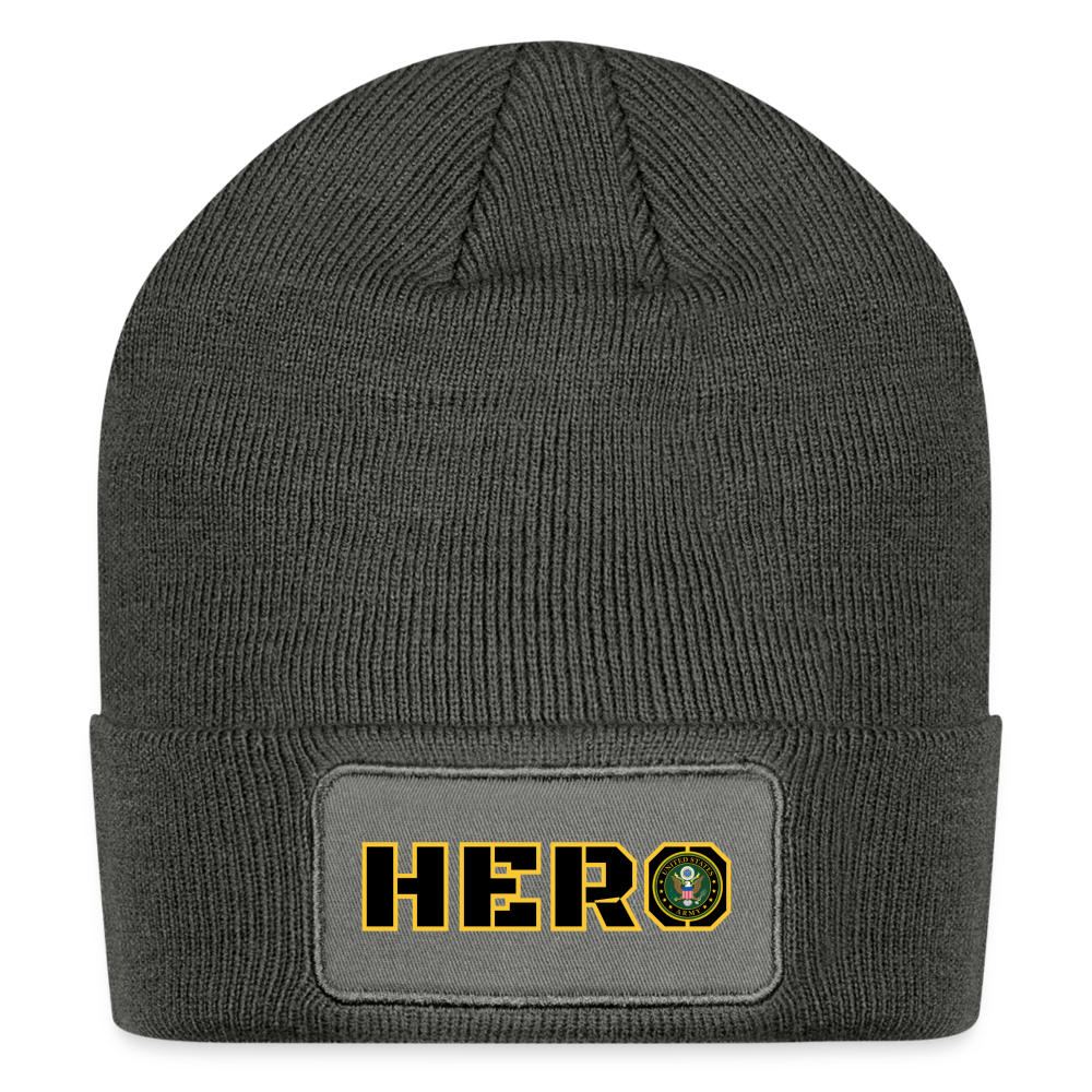 ARMY Hero: Patch Beanie - charcoal grey