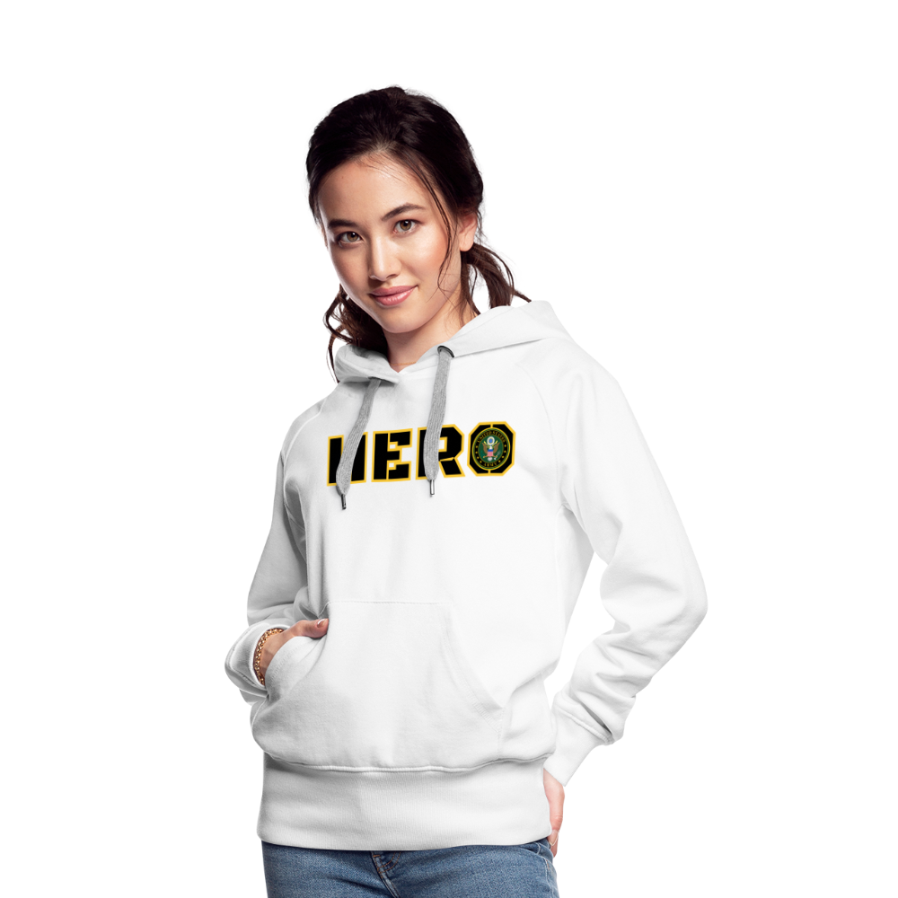 ARMY Hero: Women’s Premium Hoodie - white