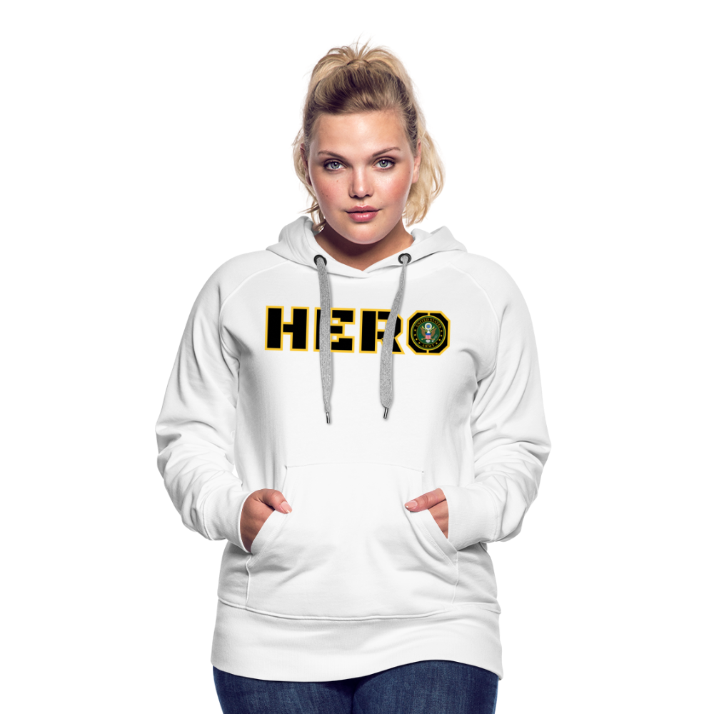 ARMY Hero: Women’s Premium Hoodie - white