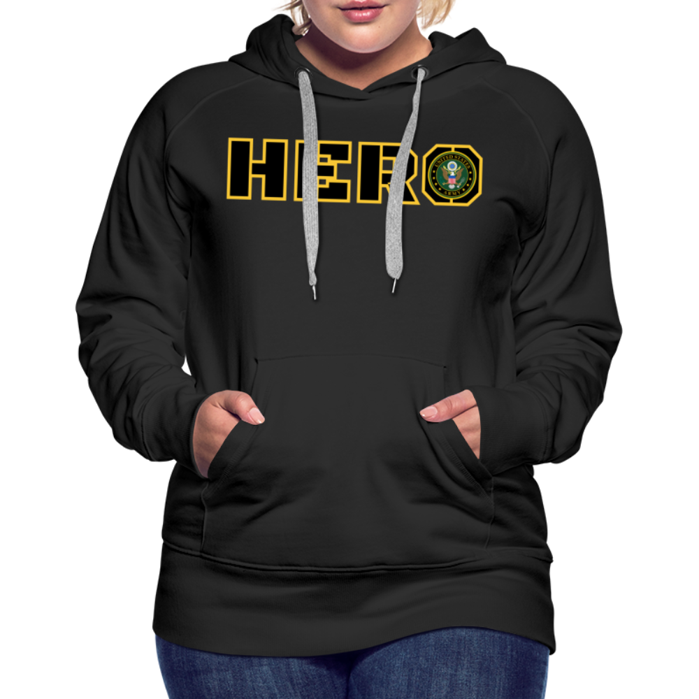 ARMY Hero: Women’s Premium Hoodie - black