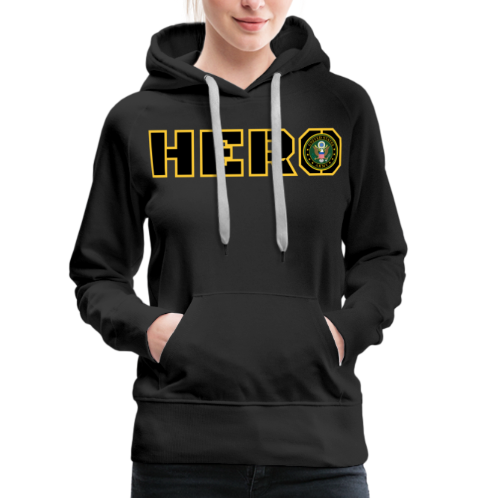 ARMY Hero: Women’s Premium Hoodie - black