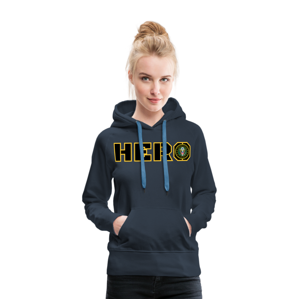 ARMY Hero: Women’s Premium Hoodie - navy