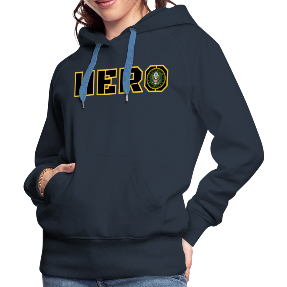 ARMY Hero: Women’s Premium Hoodie - navy