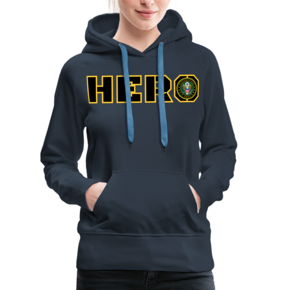 ARMY Hero: Women’s Premium Hoodie - navy