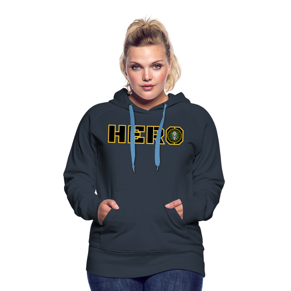 ARMY Hero: Women’s Premium Hoodie - navy