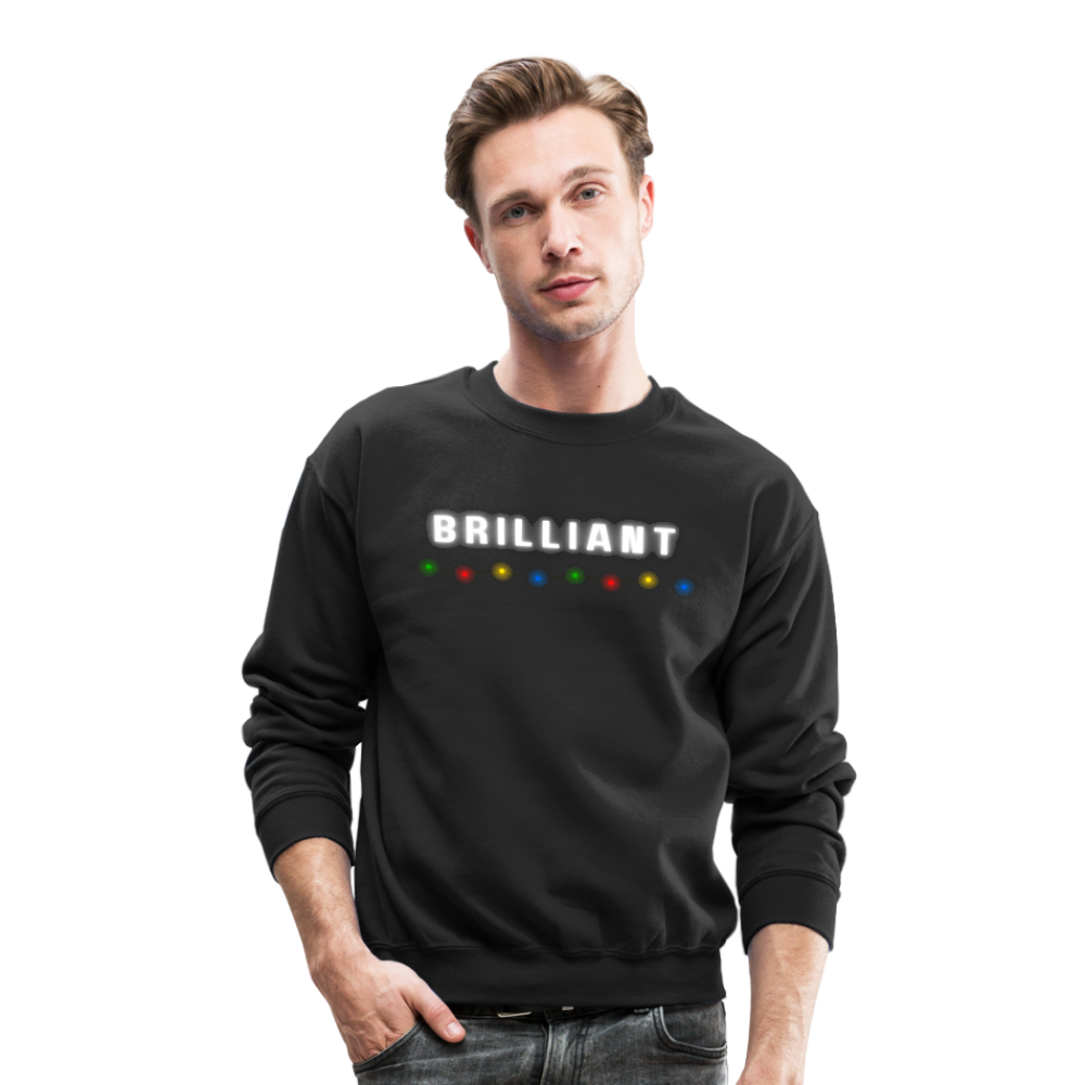 BRILLIANT: Crewneck Sweatshirt - black