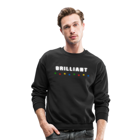 BRILLIANT: Crewneck Sweatshirt - black