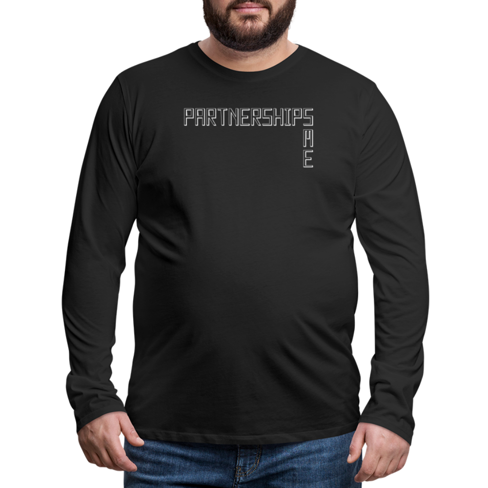 Partnerships SME ~ Men's Premium Long Sleeve T-Shirt - black