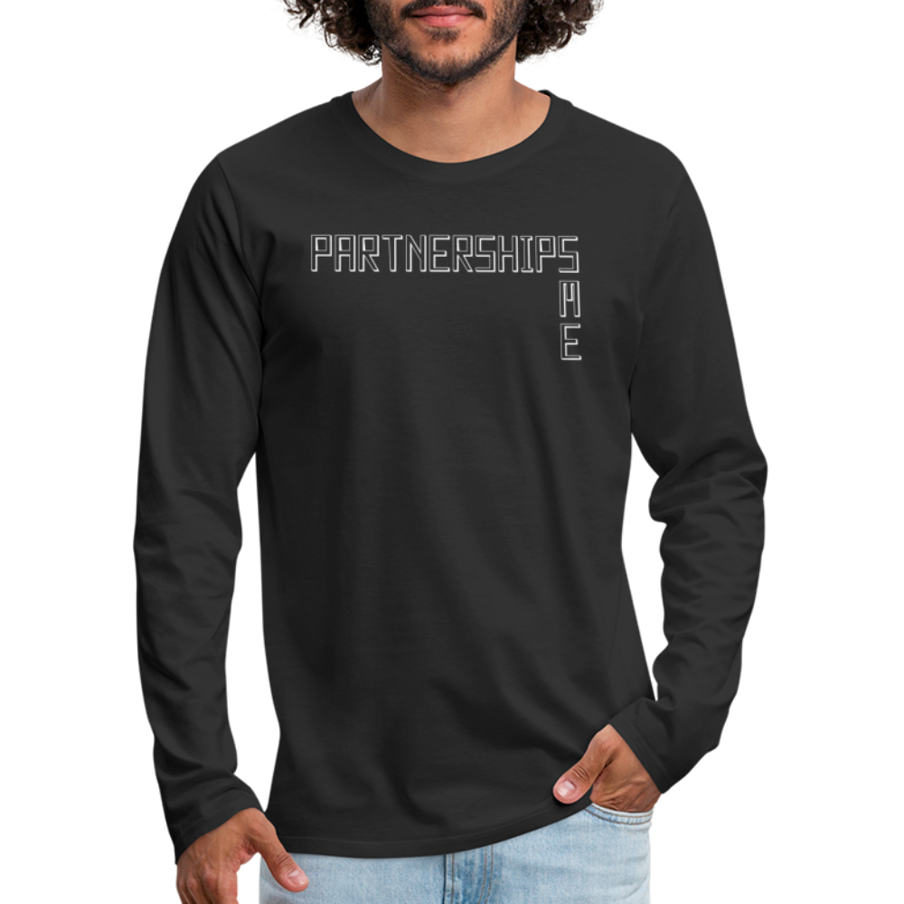 Partnerships SME ~ Men's Premium Long Sleeve T-Shirt - black