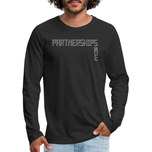 Partnerships SME ~ Men's Premium Long Sleeve T-Shirt - black