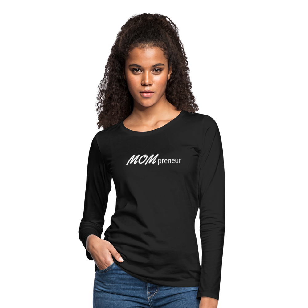 MOMpreneur ~ Women's Premium Long Sleeve T-Shirt - black