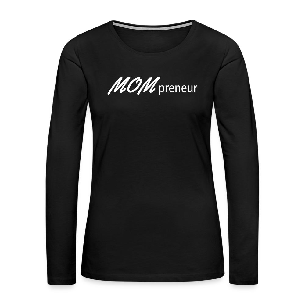 MOMpreneur ~ Women's Premium Long Sleeve T-Shirt - black