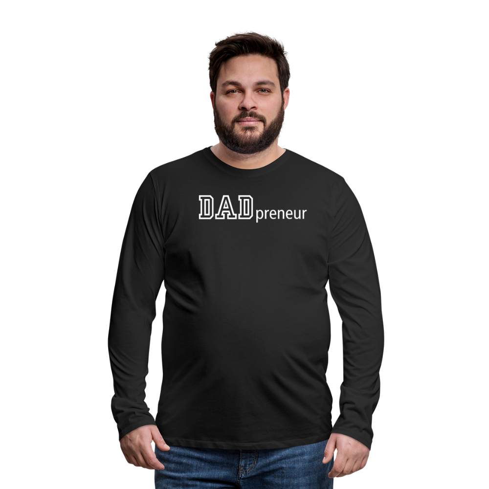 DADpreneur ~ Men's Premium Long Sleeve T-Shirt - black