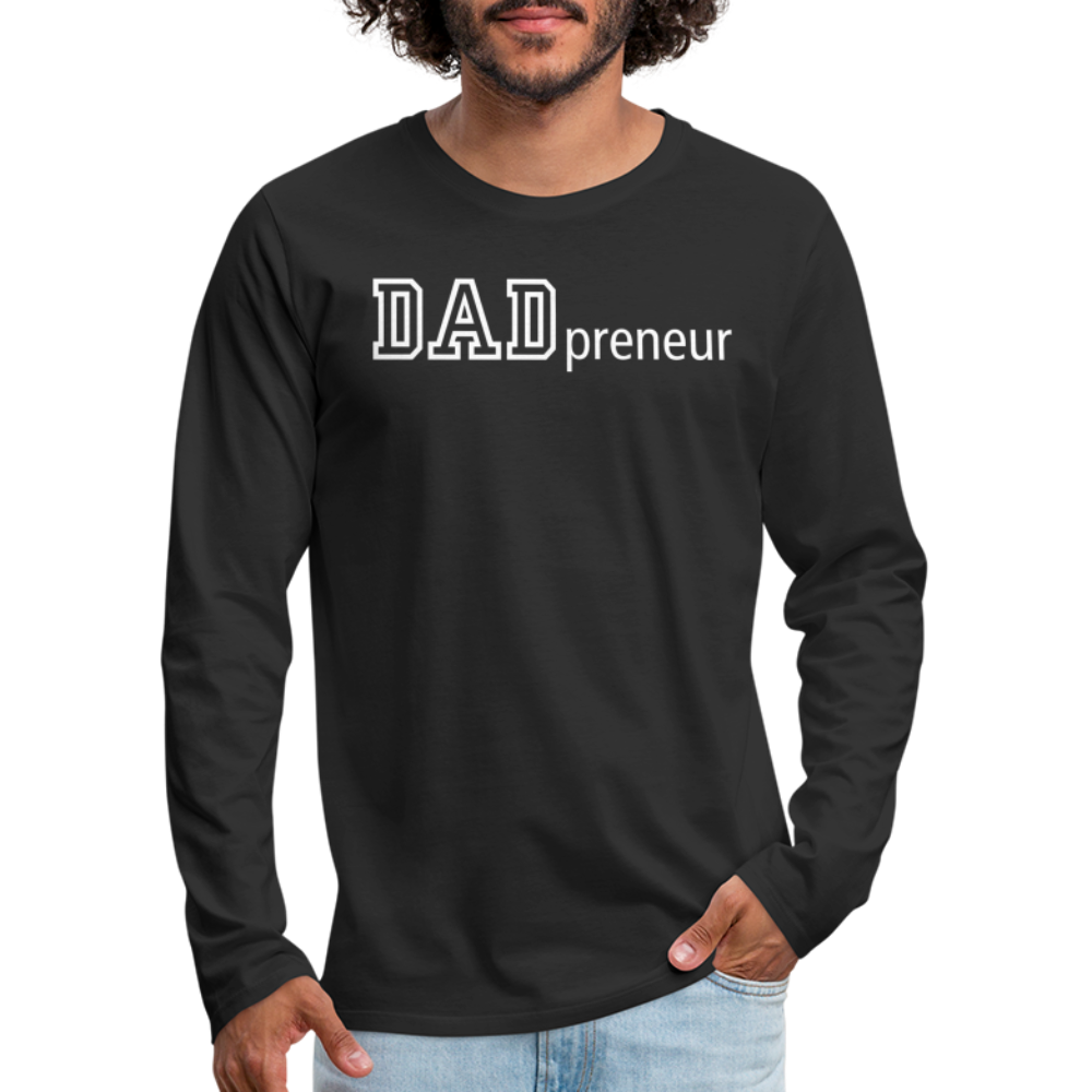 DADpreneur ~ Men's Premium Long Sleeve T-Shirt - black