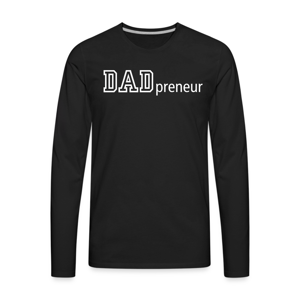 DADpreneur ~ Men's Premium Long Sleeve T-Shirt - black