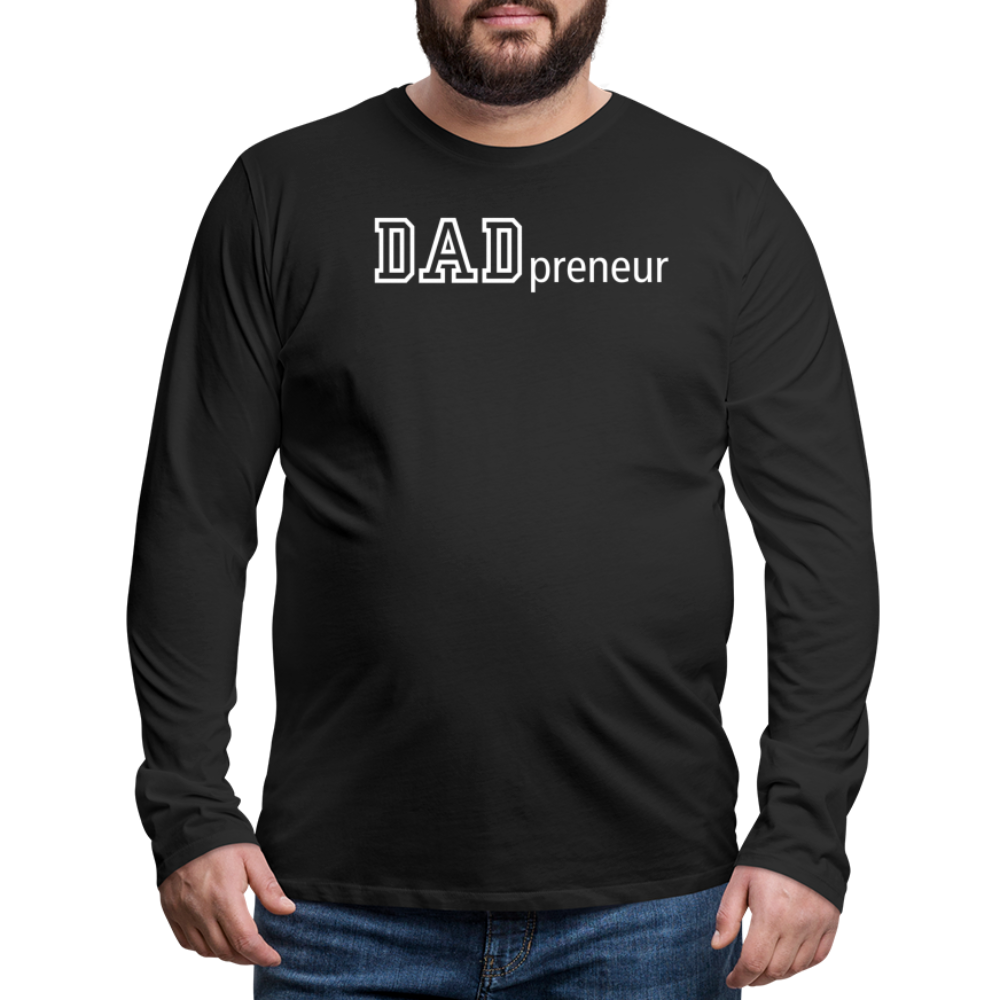 DADpreneur ~ Men's Premium Long Sleeve T-Shirt - black