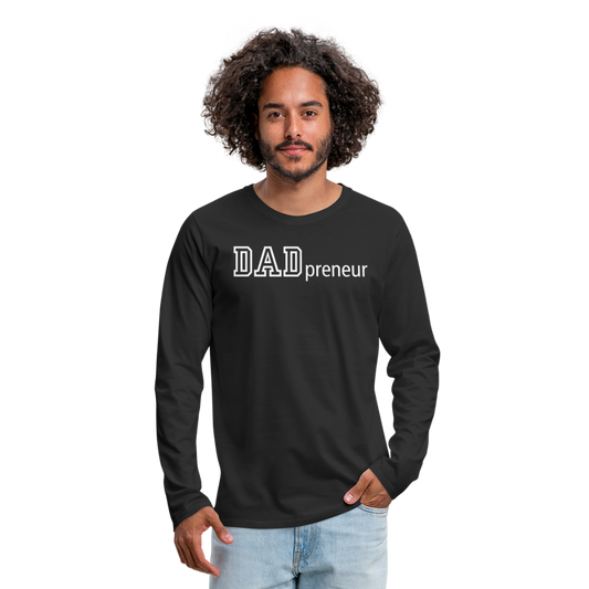 DADpreneur ~ Men's Premium Long Sleeve T-Shirt - black