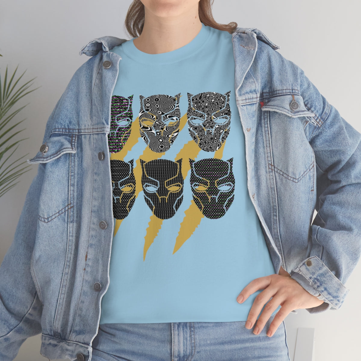 POP ART PANTHER - Unisex Heavy Cotton Tee