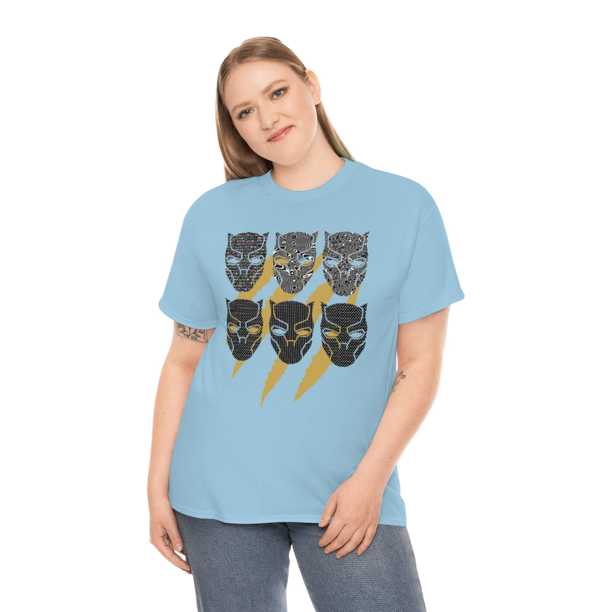 POP ART PANTHER - Unisex Heavy Cotton Tee