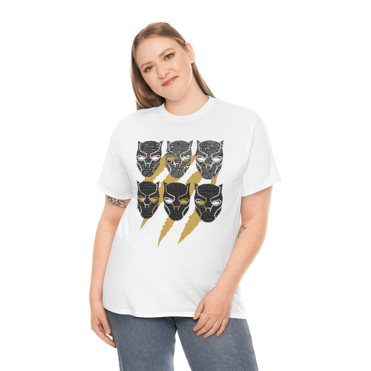 POP ART PANTHER - Unisex Heavy Cotton Tee