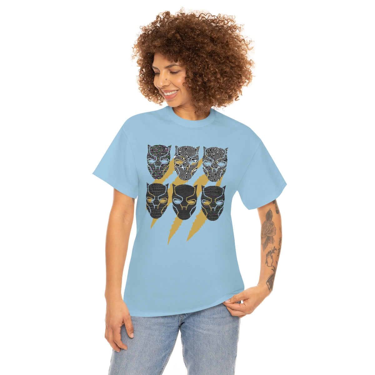 POP ART PANTHER - Unisex Heavy Cotton Tee