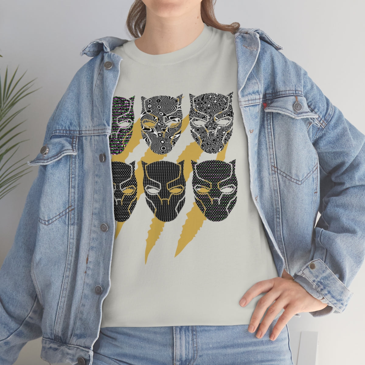 POP ART PANTHER - Unisex Heavy Cotton Tee