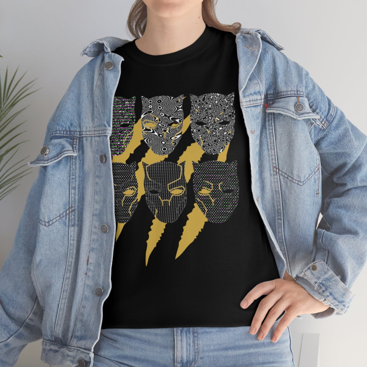 POP ART PANTHER - Unisex Heavy Cotton Tee