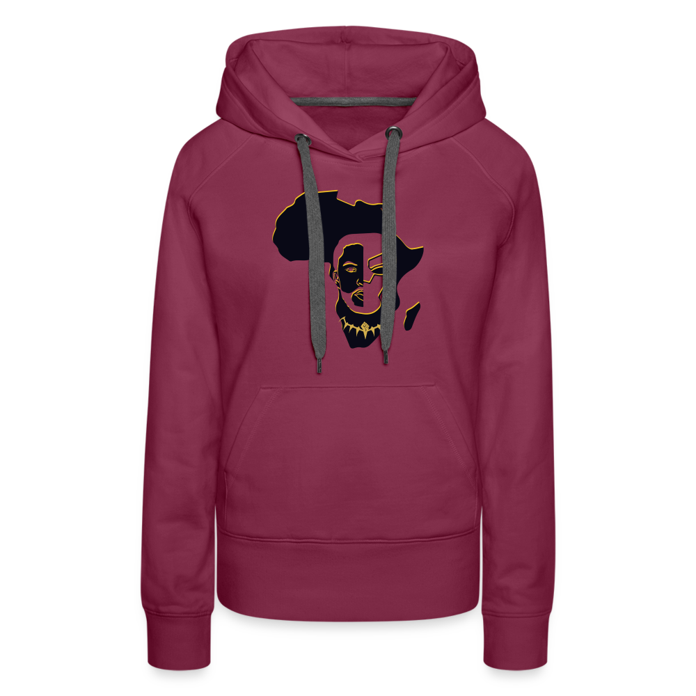 WKNDA Africa - Women’s Premium Hoodie - burgundy