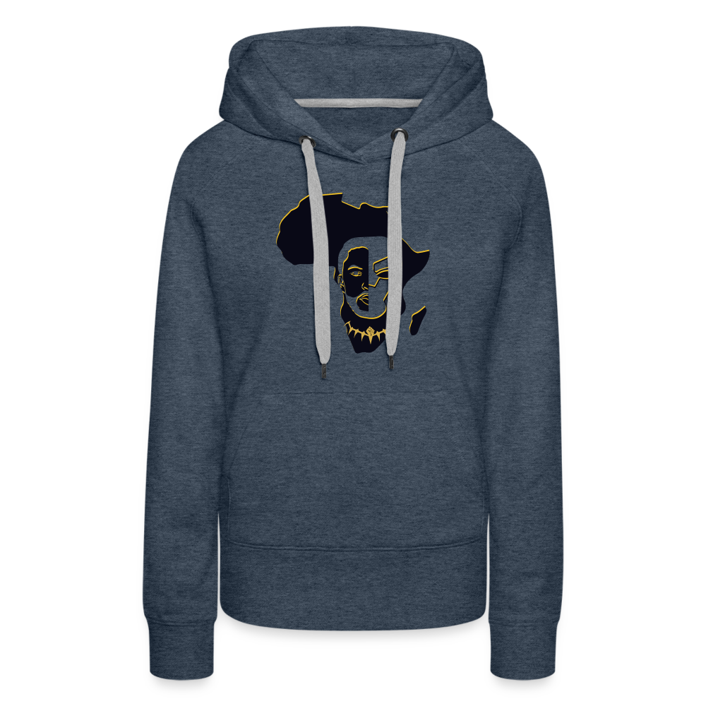 WKNDA Africa - Women’s Premium Hoodie - heather denim