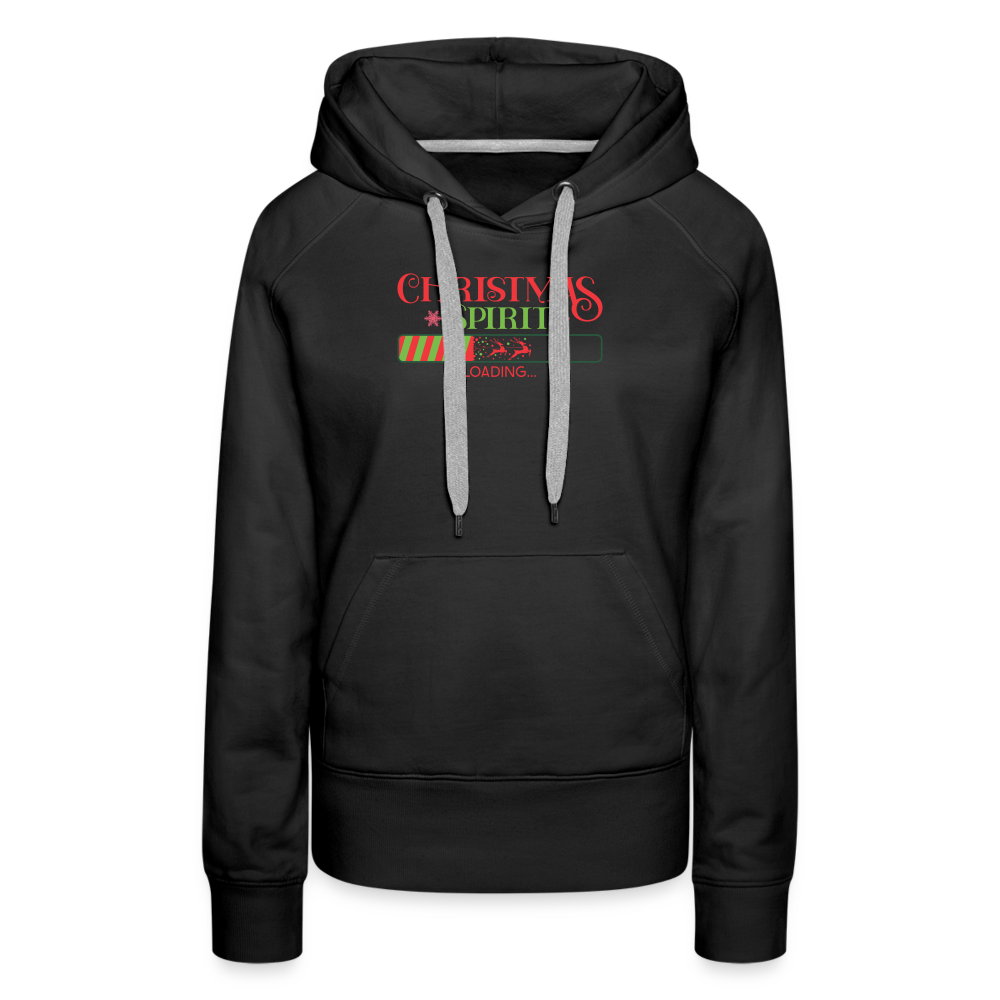 Christmas Spirit Loading - Women’s Premium Hoodie - black