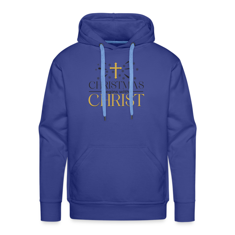 Christ in Christmas - Men’s Premium Hoodie - royal blue