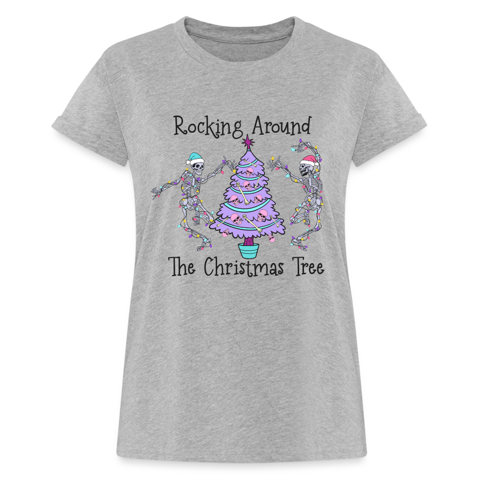 Rockin' Around the Christmas Tree - Women's Relaxed Fit T-Shirt - heather gray