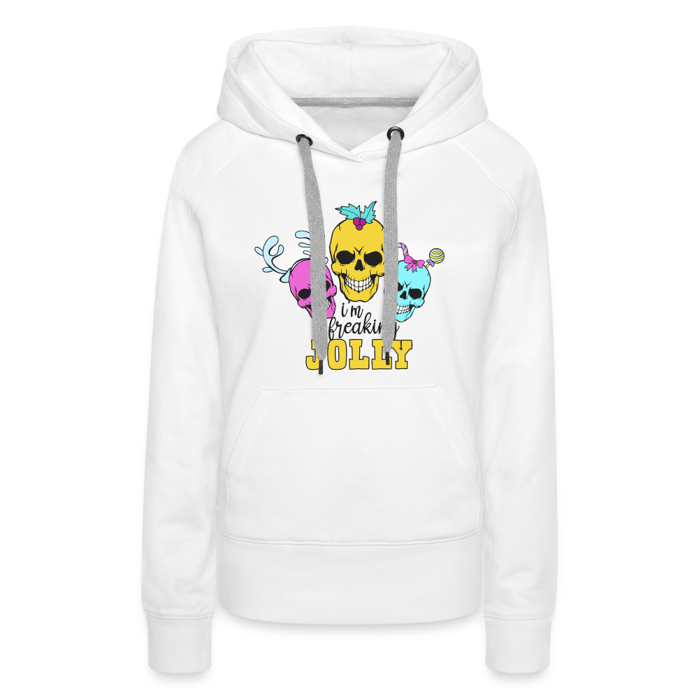 Freakin' Jolly - Women’s Premium Hoodie - white