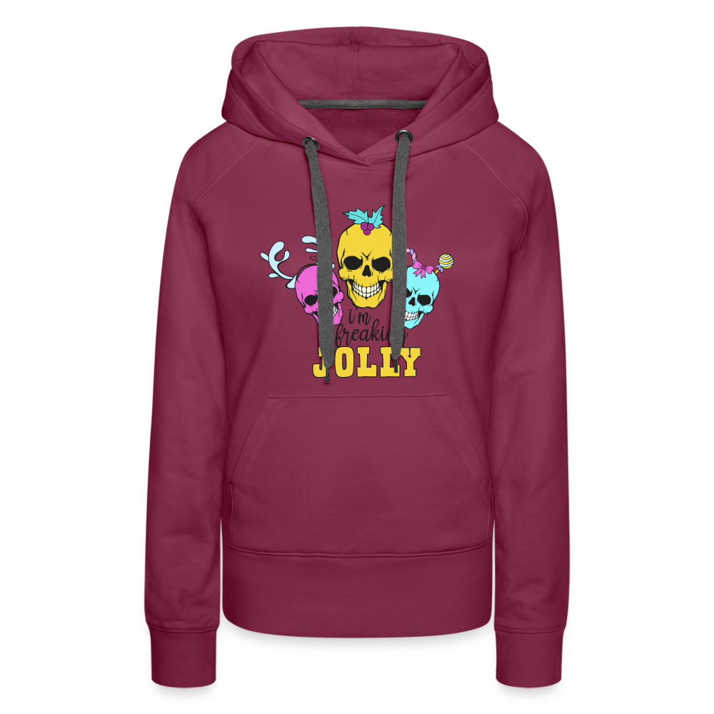 Freakin' Jolly - Women’s Premium Hoodie - burgundy