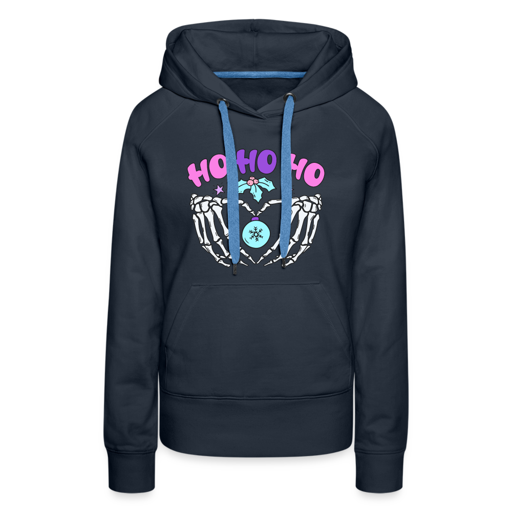 Ho Ho Ho - Women’s Premium Hoodie - navy