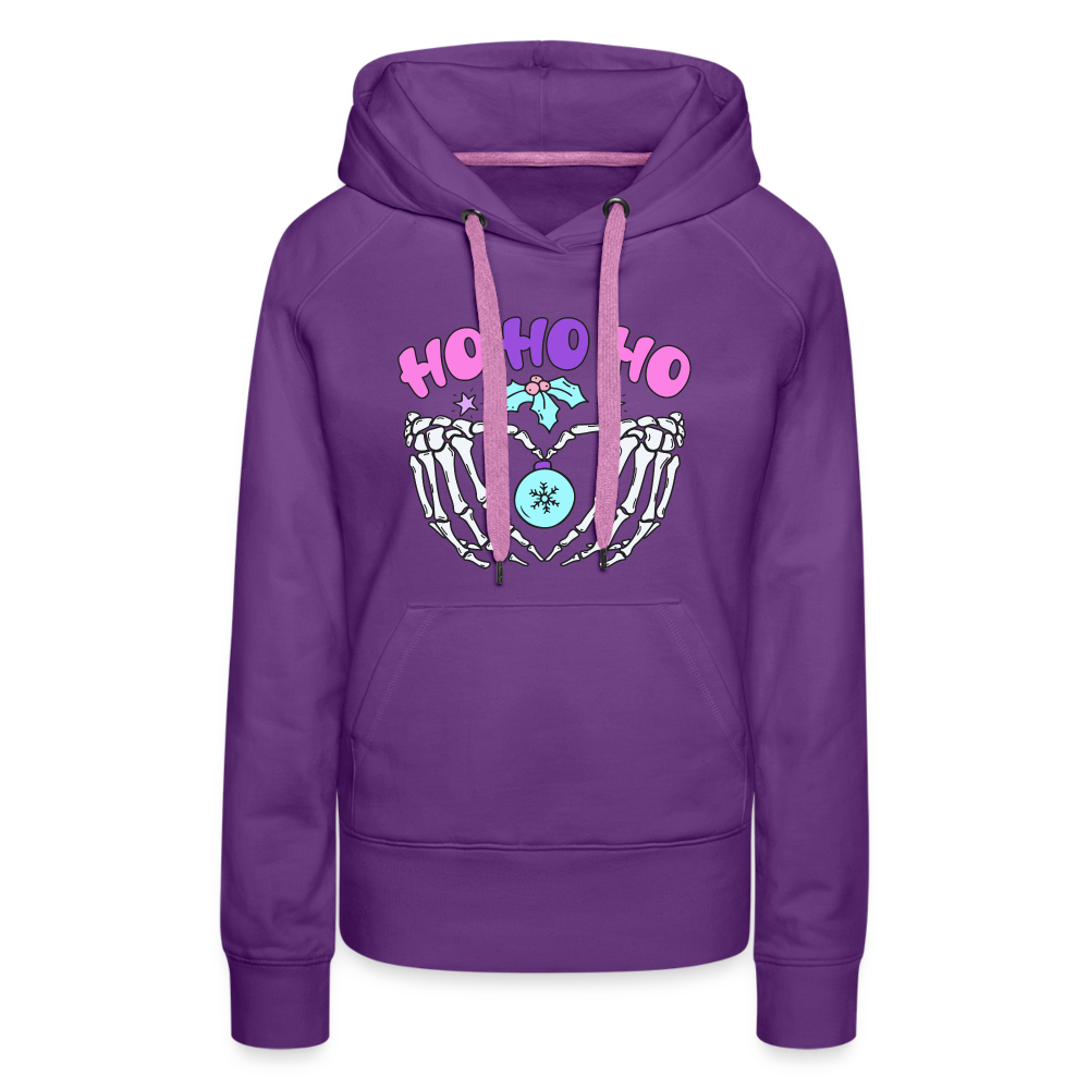 Ho Ho Ho - Women’s Premium Hoodie - purple