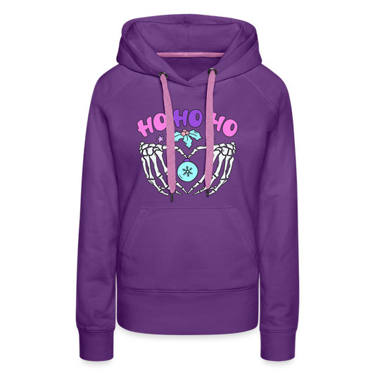 Ho Ho Ho - Women’s Premium Hoodie - purple